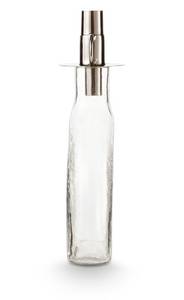 Flasche und Kerzenhalter (2er-Set) Silber