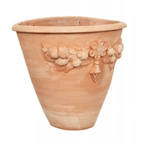 Hängevase TERRACOTTA TOSCANA Braun - Keramik - Stein - 34 x 45 x 50 cm