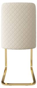 Freischwinger VELVSun (2er Set) Beige - Gold - 2er Set