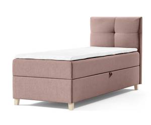 Einzelbett Boxspringbett Anter Mini Pink - Breite: 70 cm - Bettkasten rechts