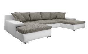 Ecksofa Boca U Form Grau - Breite: 150 cm