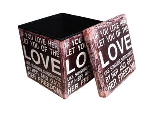 Pouf - LOVE Hauteur : 32 cm