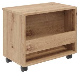 Sitzbank Geo Braun - Holz teilmassiv - 55 x 47 x 34 cm