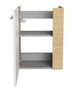 Waschbeckenunterschrank SBC B.Style Weiß - Holzwerkstoff - 60 x 70 x 34 cm