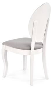 Chaise Velo Gris - Blanc - Textile - 44 x 96 x 53 cm