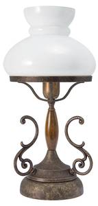 Lampe de table MISSISSIPPI Blanc - Verre - 22 x 30 x 22 cm