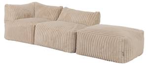 Modulares Ecksofa Tetra Sitzsack Beige - Kunststoff - 88 x 65 x 88 cm