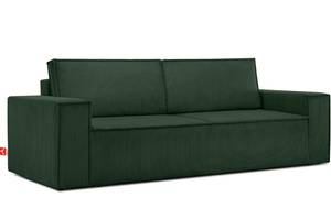 NAPI Sofa 3 Sitzer Dunkelgrün - Breite: 244 cm