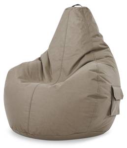 Pouf Lounge Chair "Cozy" 80x70x90cm Gris cendré