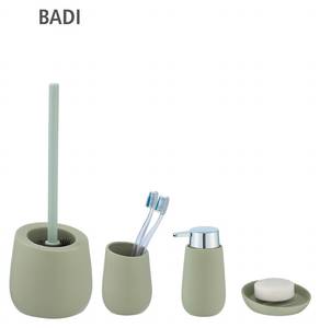 BADI Keramik-Seifenmacher, grau, Wenko Grün
