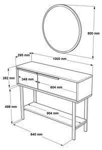 Console OCEAN CONT100 Blanc