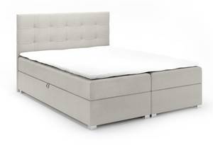 Boxspringbett Doppelbett Valbona Perlweiß - Breite: 180 cm