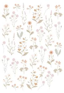 Wandtattoo Feldblumen D156119 Naturfaser - Textil - 33 x 48 x 48 cm