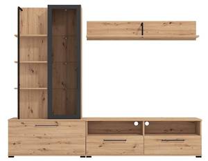 TV-Wand DUBLIN Beige - Holzwerkstoff - 35 x 183 x 229 cm