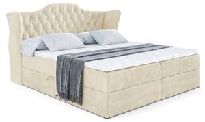 Boxspringbett VILA Ecru - Breite: 160 cm - H3