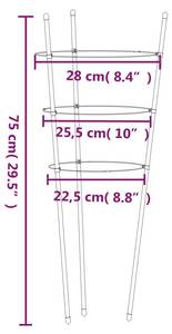 Pflanzenstütze 3017842 (5er Set) Höhe: 75 cm