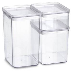 Lebensmittelbehälter, 3er-Set, ZELLER Kunststoff - 11 x 19 x 13 cm