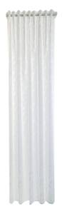 Gardine Weiß transparent floral modern Weiß - Textil - 140 x 245 x 1 cm