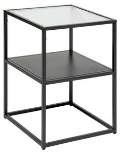 Beistelltisch JJ3771 Schwarz - Naturfaser - 40 x 55 x 40 cm