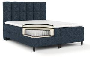 Premium Boxspringbett Anabelle Blau - Breite: 180 cm