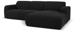 Ecksofa MOLINO 4 Sitzplätze Schwarz