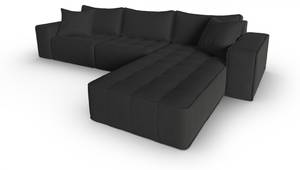 modulares Ecksofa MIKE 5 Sitzplätze Schwarz