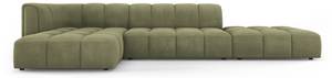 modulares Ecksofa SERENA 5 Sitzplätze Hellgrün