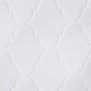 Matratze BLISS Beige - Schwarz - Grau - Weiß - Textil - 90 x 20 x 200 cm