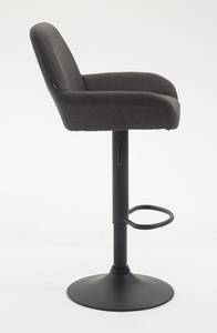 Tabouret de bar Braga Gris lava - Noir