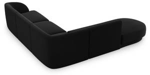 Ecksofa MILEY 6 Sitzplätze Schwarz