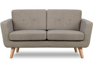 TAGIO II Sofa 2 Personen Braun - Massivholz - 153 x 80 x 88 cm