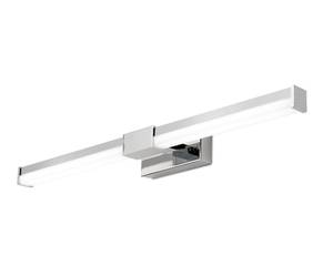 LED Spiegelleuchte ARGO Silber - Metall - 36 x 5 x 8 cm