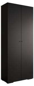 Armoire à portes battantes Inova 2 Noir - 2 porte