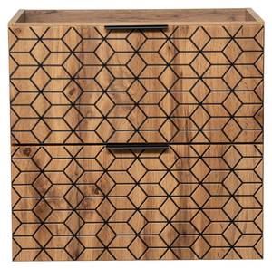 Schrank unter waschbecken DIAMOND CUW60 Beige - Holzwerkstoff - Kunststoff - 60 x 57 x 46 cm