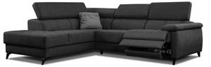 Ecksofa Taunus (5-Sitzer) Schwarz