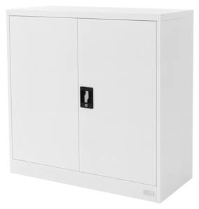 Aktenschrank abschließbar Weiß - 40 x 90 x 90 cm