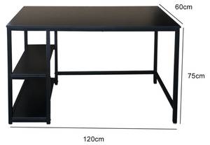 Schreibtisch JUNZIS05D-ZWART 120 x 75 x 60 cm