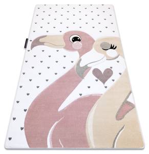 Tapis Petit Flamingos CŒurs Crè 200 x 290 cm