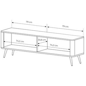 TV-Lowboard Split Breite: 164 cm