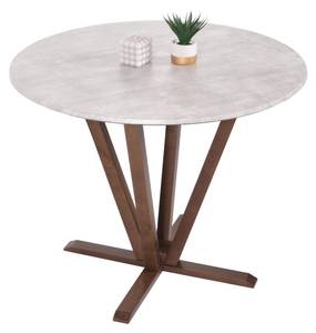 Bistrotisch M56-B Grau - Holzart/Dekor - Holz teilmassiv - 92 x 76 x 92 cm