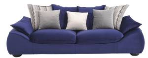 Sofa NEBIDA Blau - Textil - 102 x 67 x 240 cm