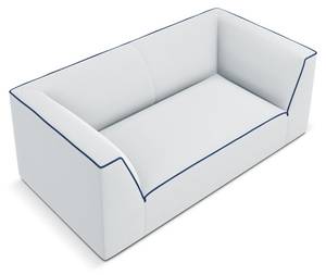 Sofa RUBY 2 Sitzplätze Blaugrau