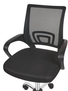 Chaise de bureau SOLID Noir - Argenté