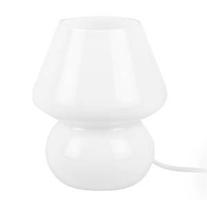 Lampe de table Glass Vintage Blanc - Verre - 16 x 18 x 16 cm