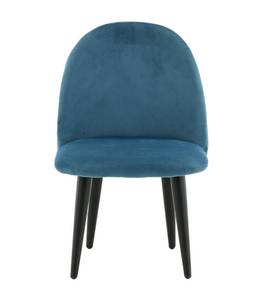 Chaise de salle à manger Velvet lot de 2 Bleu