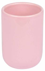 Zahnputzbecher VITAMINE, taupe Pink - Keramik - 8 x 10 x 8 cm