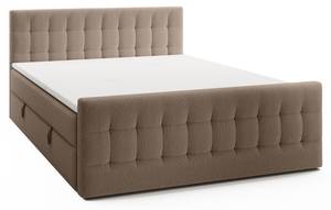 Boxspringbett Aviano Royal Braun - Breite: 162 cm