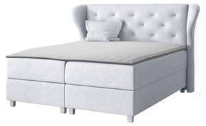 Boxspringbett Bakart Grau - Breite: 164 cm