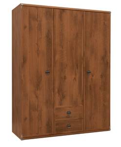 Drehtürenschrank Indiana Braun - Holzwerkstoff - 150 x 196 x 57 cm