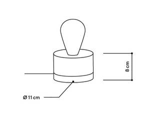 Zirben Tischlampe Grün